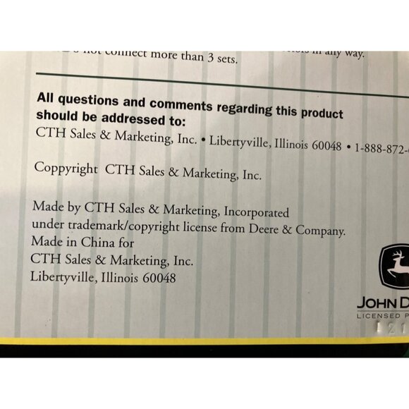 John Deere Special Edition Decorative Light Set For Patio Party Holiday - Picture 11 of 11